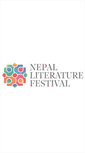 Mobile Screenshot of nepalliteraturefestival.com